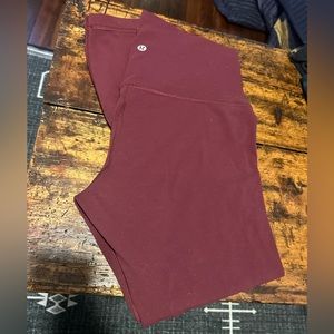 Burgundy align pant (8)